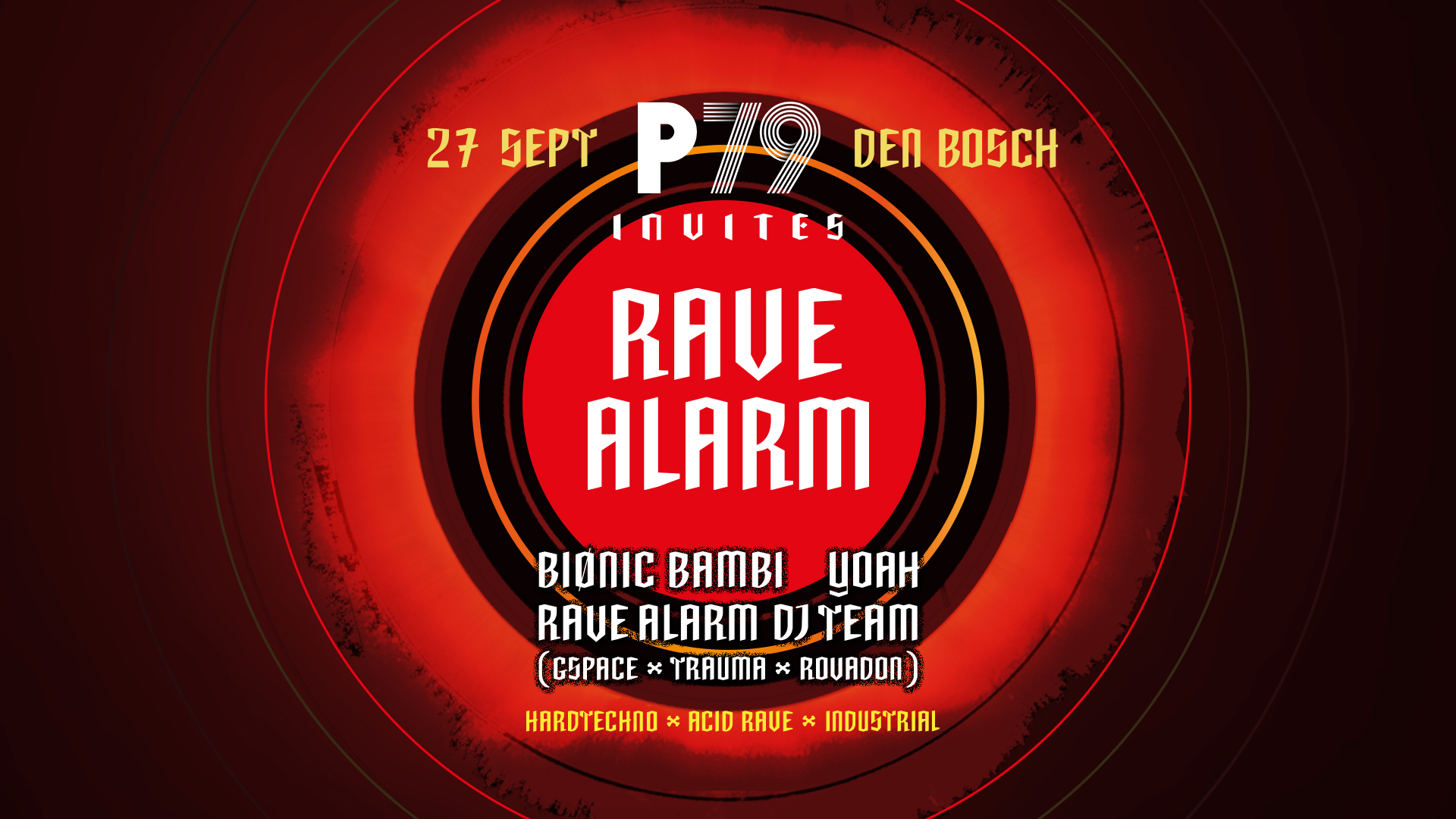 P79 invites RAVE ALARM 27 sept 2024